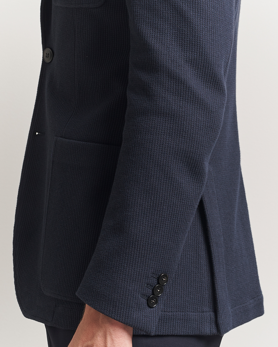 Heren | Blazers | Canali | Cotton Blend Jersey Blazer Navy