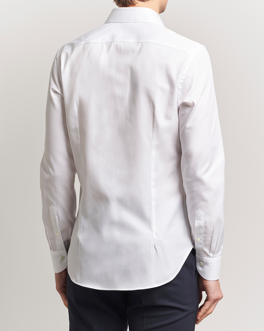 Heren | Overhemden | Canali | Slim Fit Cotton Shirt White