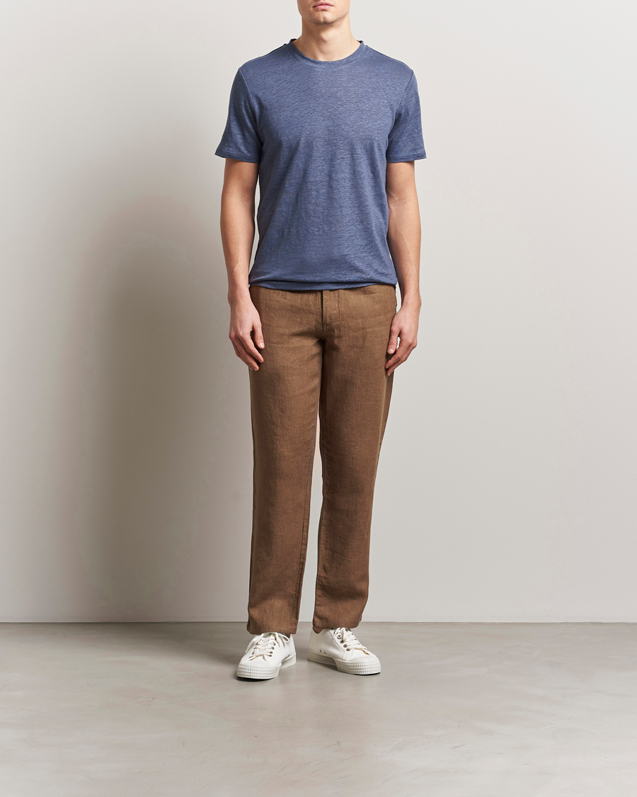 Heren | Broeken | KnowledgeCotton Apparel | Loose Linen Pants Tuffet