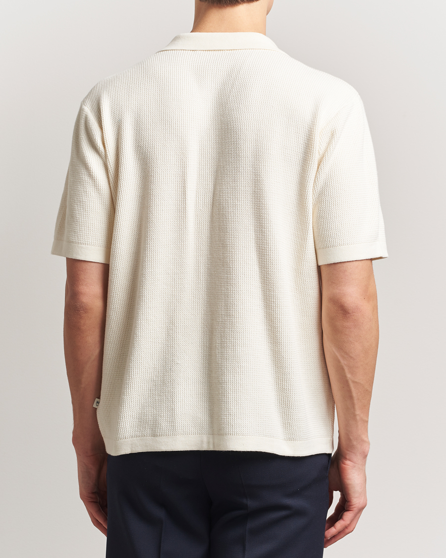 Heren | Overhemden | KnowledgeCotton Apparel | Knitted Short Sleeve Shirt Eggret