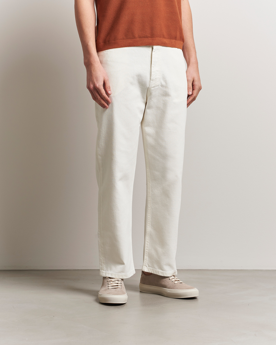 Heren | Broeken | KnowledgeCotton Apparel | Flint Five Pocket Twill Pants Eggret