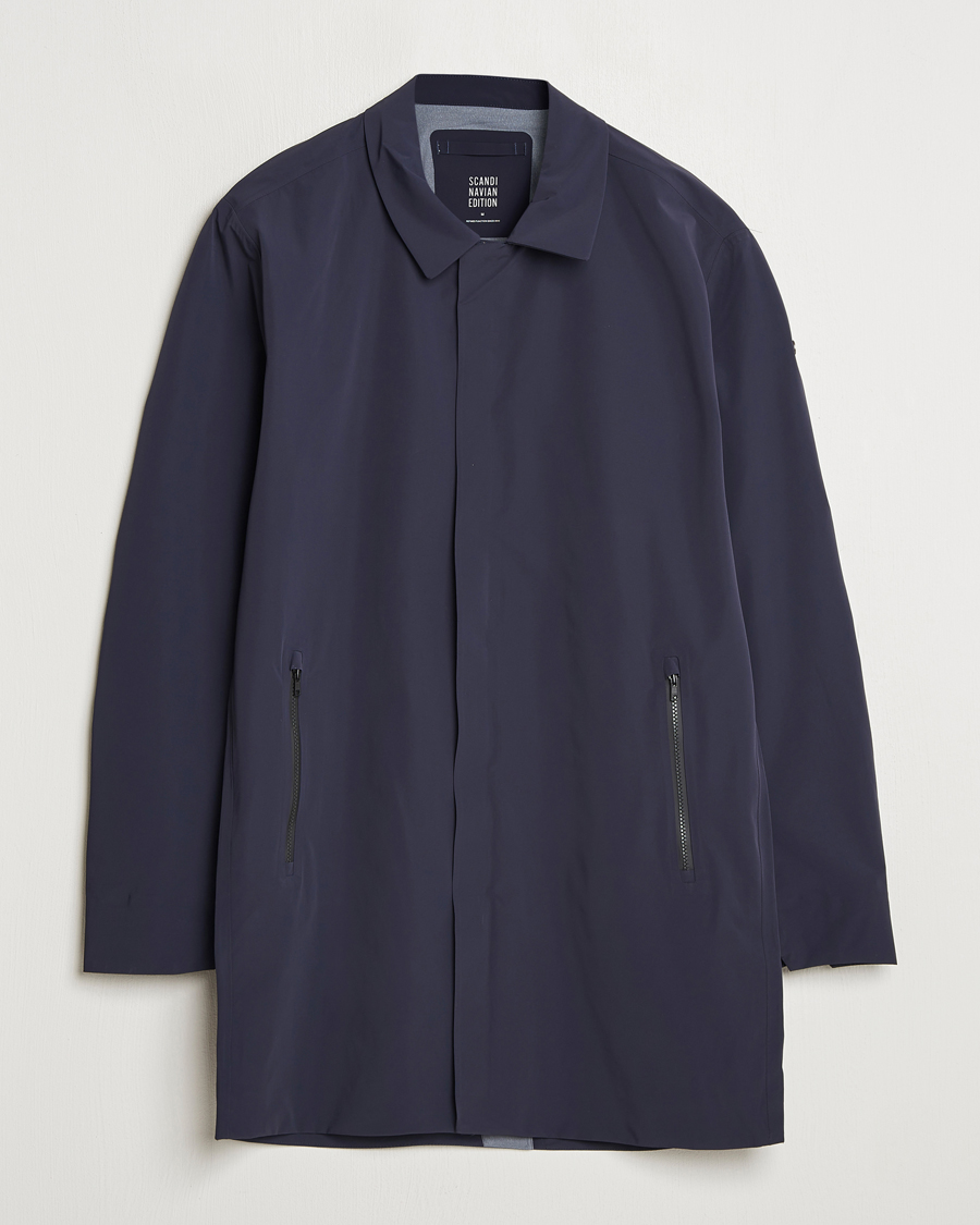 Heren | Jassen | Scandinavian Edition | Key II Waterproof Coat Midnight Blue