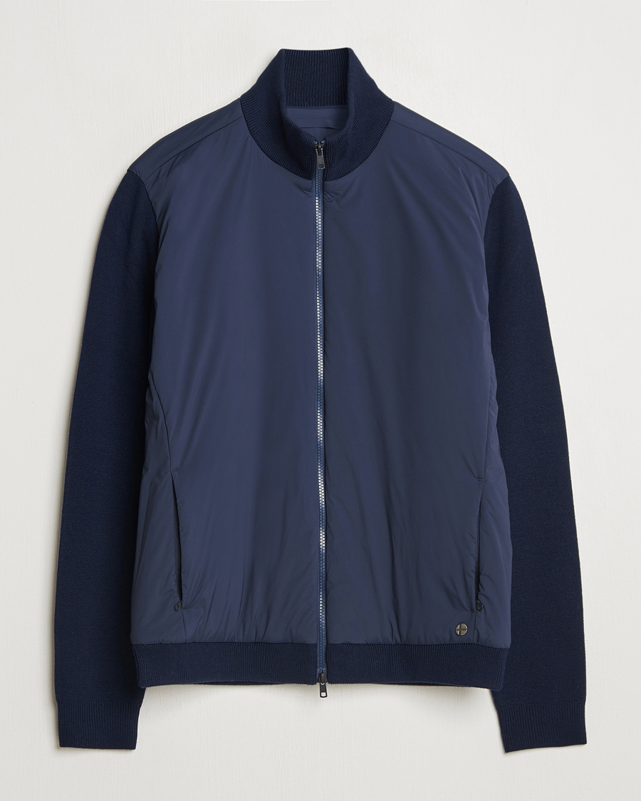 Heren | Jassen | Scandinavian Edition | Leeway Hybrid Jacket Navy Blue