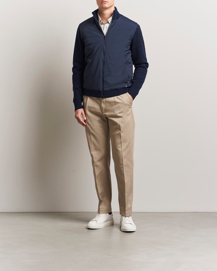 Heren | Jassen | Scandinavian Edition | Leeway Hybrid Jacket Navy Blue