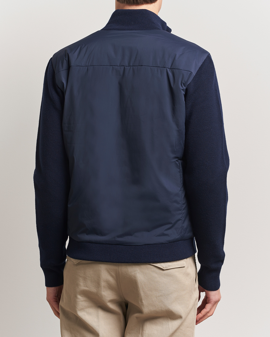 Heren | Jassen | Scandinavian Edition | Leeway Hybrid Jacket Navy Blue