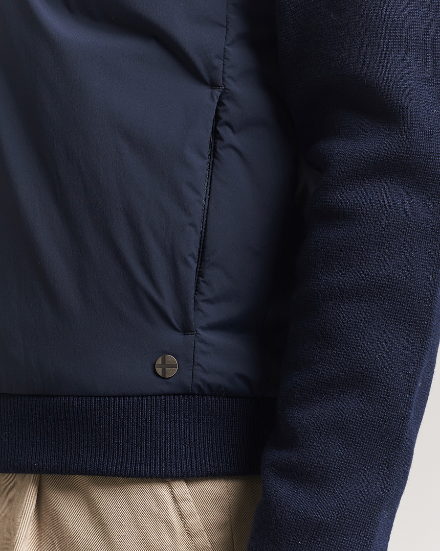 Heren | Jassen | Scandinavian Edition | Leeway Hybrid Jacket Navy Blue