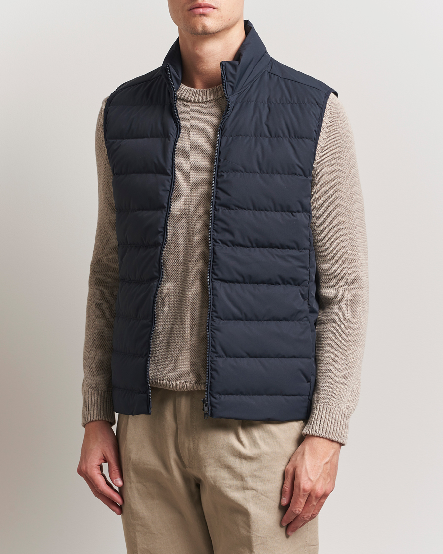 Heren | Gilets | Scandinavian Edition | Ratio II Down Padded Vest Midnight Blue