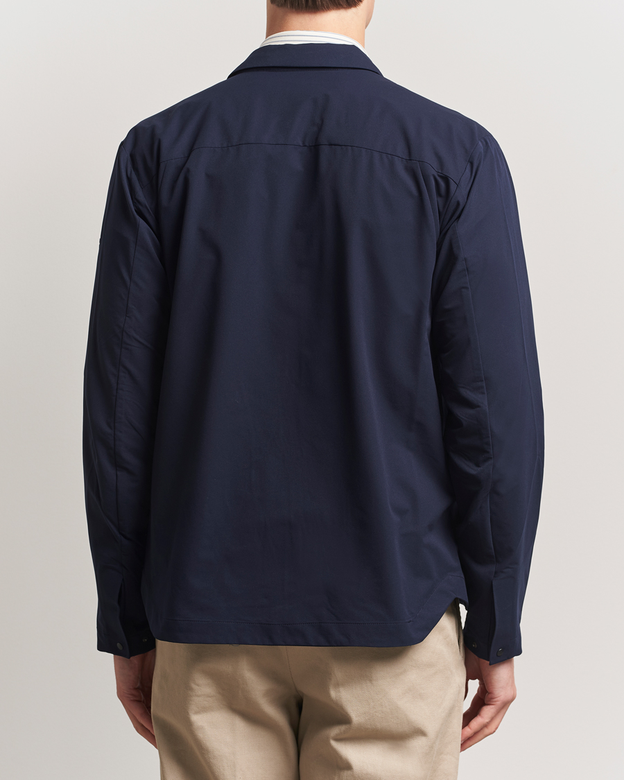Heren | Jassen | Scandinavian Edition | Merge II Stretch Shirt Jacket Navy Blue