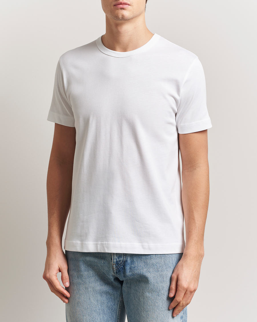 Heren | T-shirts | Sunspel | Single Jersey Supima Cotton T-Shirt White