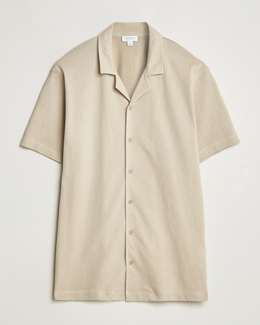 Heren | Overhemden | Sunspel | Riviera Resort Shirt Ash Grey
