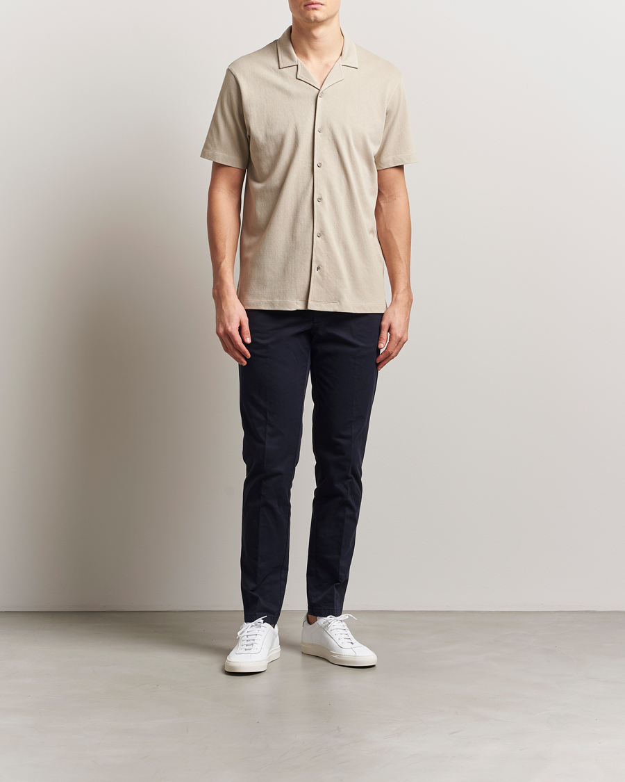 Heren | Overhemden | Sunspel | Riviera Resort Shirt Ash Grey