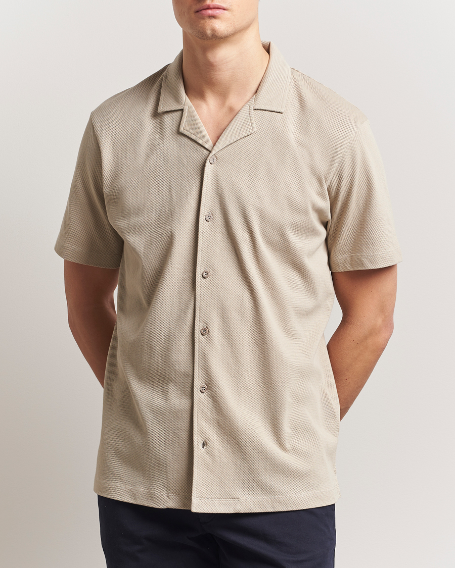 Heren | Overhemden | Sunspel | Riviera Resort Shirt Ash Grey