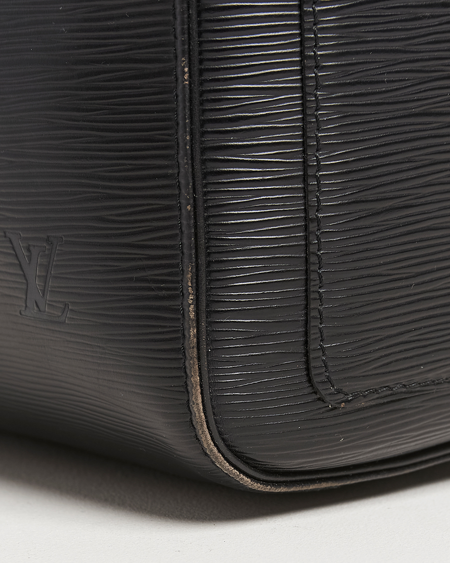 Heren | Louis Vuitton Pre-Owned Keepall 45 Epi Leather Bag Black | Louis Vuitton Pre-Owned | Keepall 45 Epi Leather Bag Black