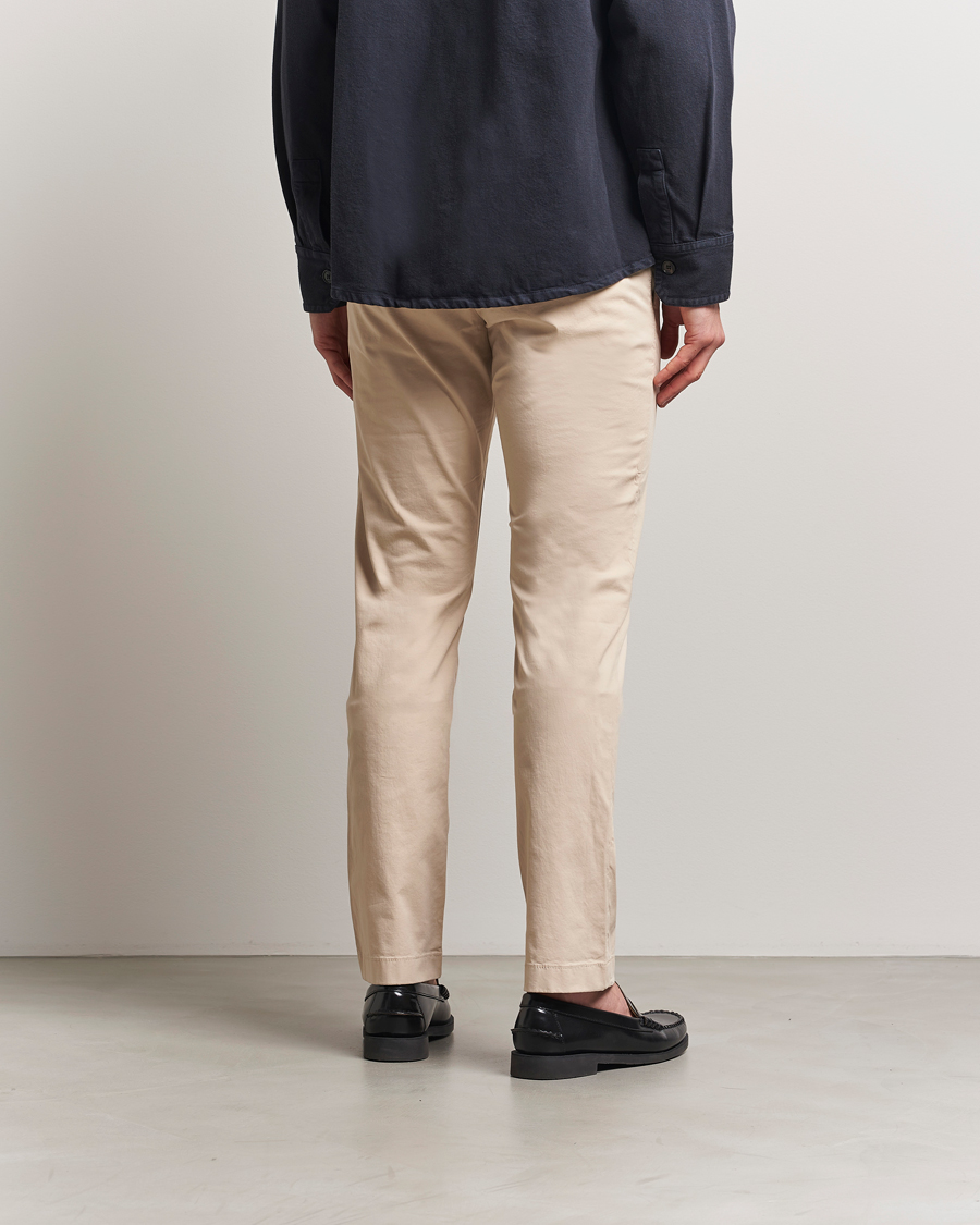 Heren | Broeken | Jacob Cohën | Bobby Cotton Gabardine Chinos Beige