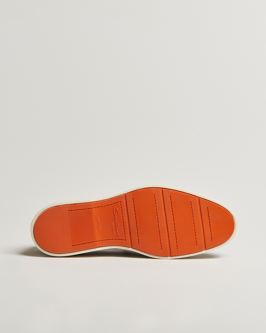 Heren | Instappers | Santoni | Detroit Loafer Brown Suede