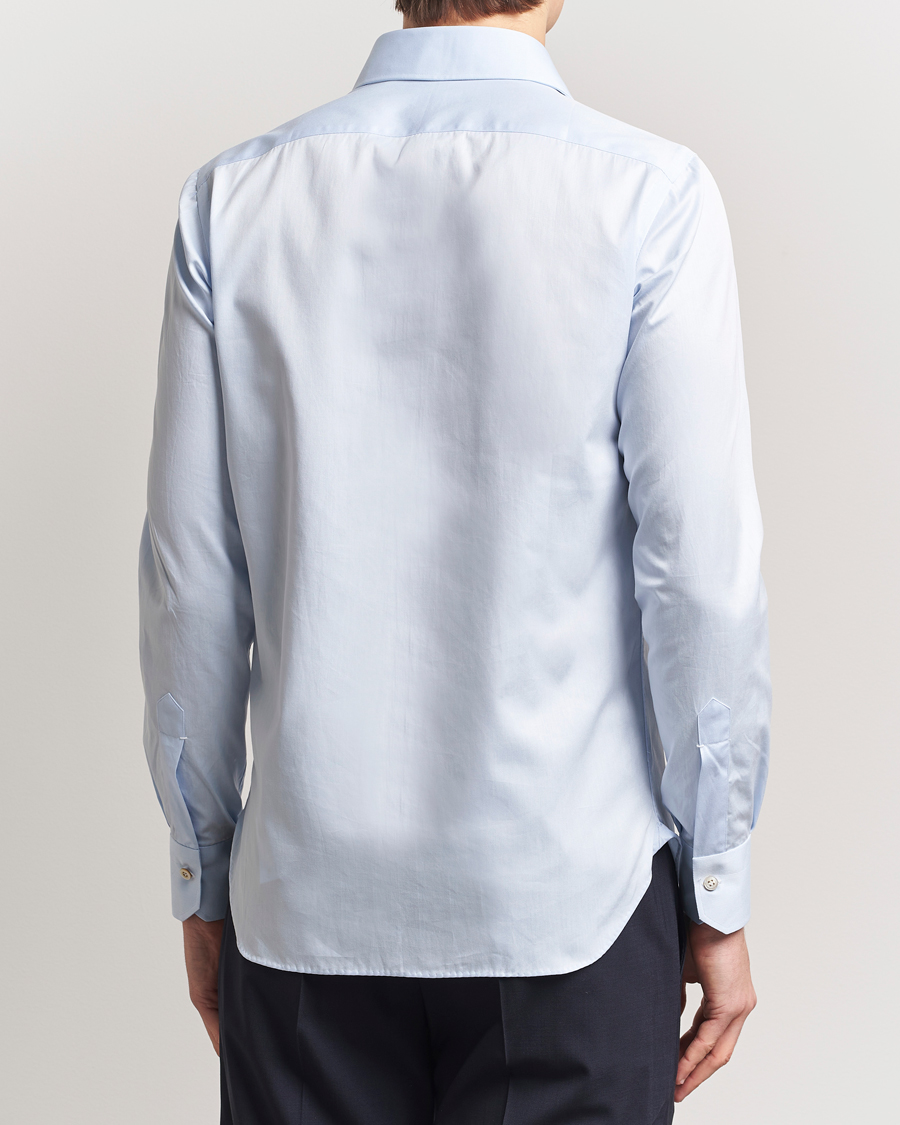 Heren | Overhemden | Kiton | Slim Fit Dress Shirt Light Blue