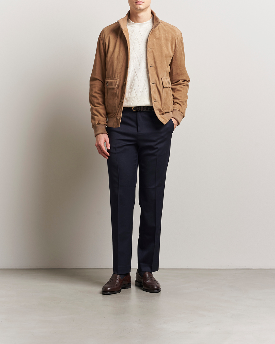 Heren | Jassen | Valstar | Valstarino Suede Jacket Arachide