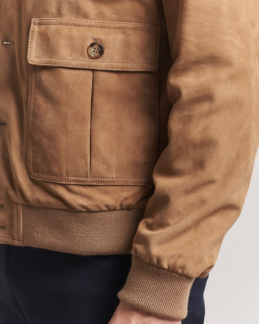 Heren | Jassen | Valstar | Valstarino Suede Jacket Arachide