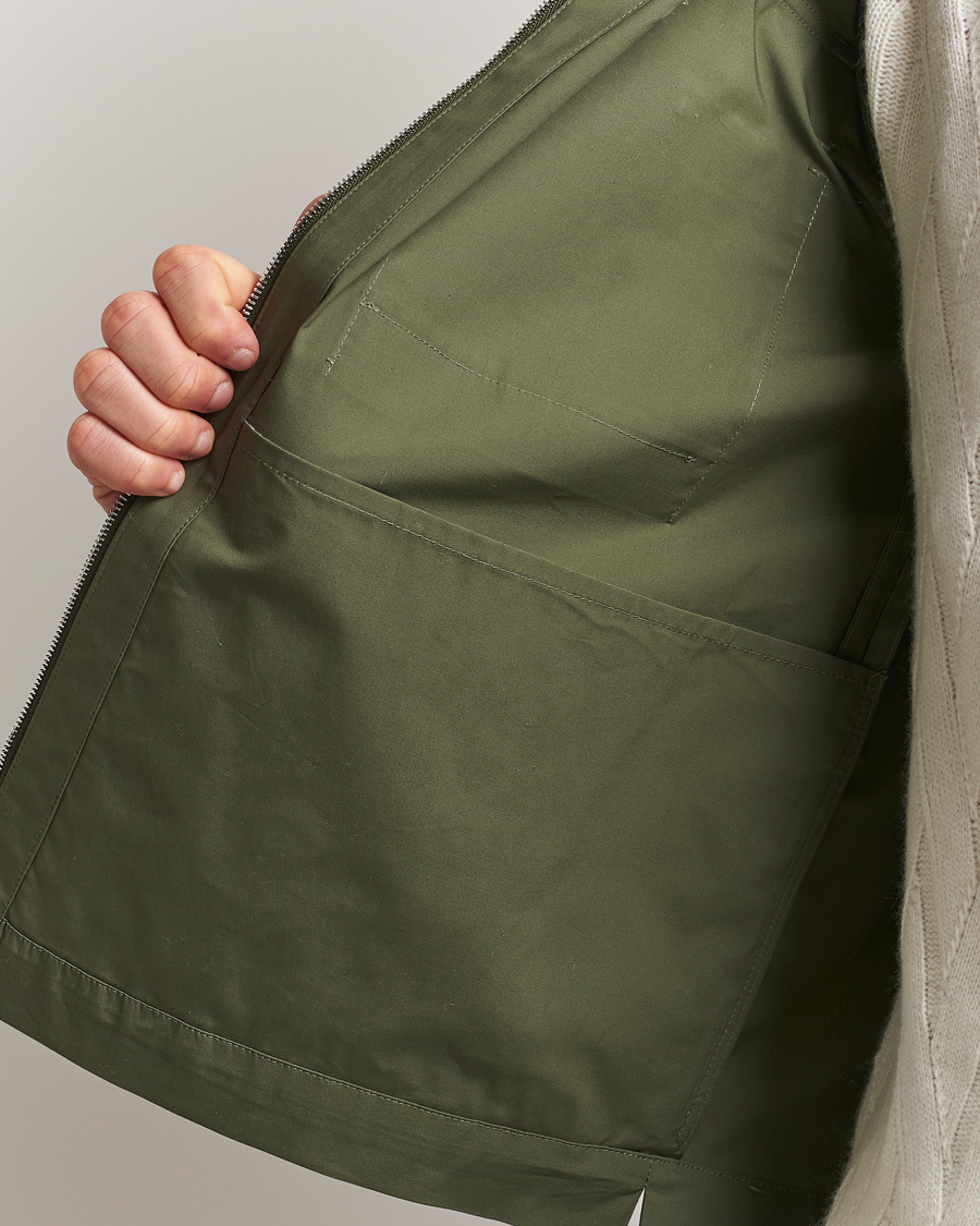 Heren | Jassen | Valstar | Cotton Poplin Shirt Jacket Green
