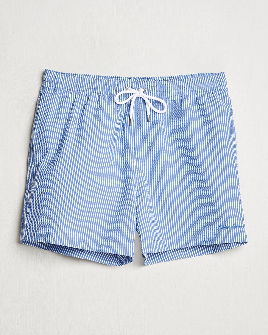 Heren | Zwembroek | Ralph Lauren Purple Label | Amalfi Swim Shorts Light Blue