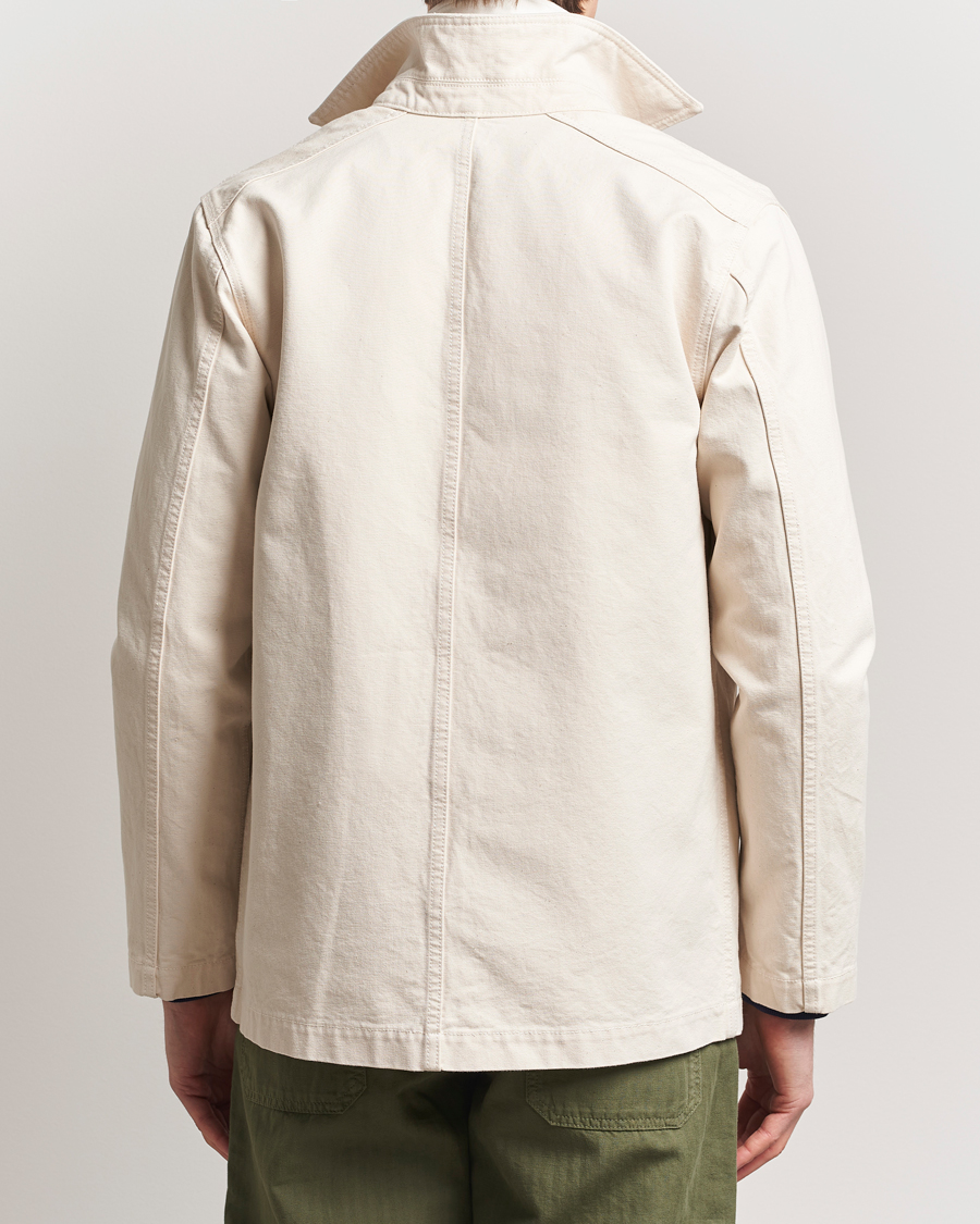 Heren | Jassen | Drake's | Duck Cotton Canvas Shore Jacket Natural