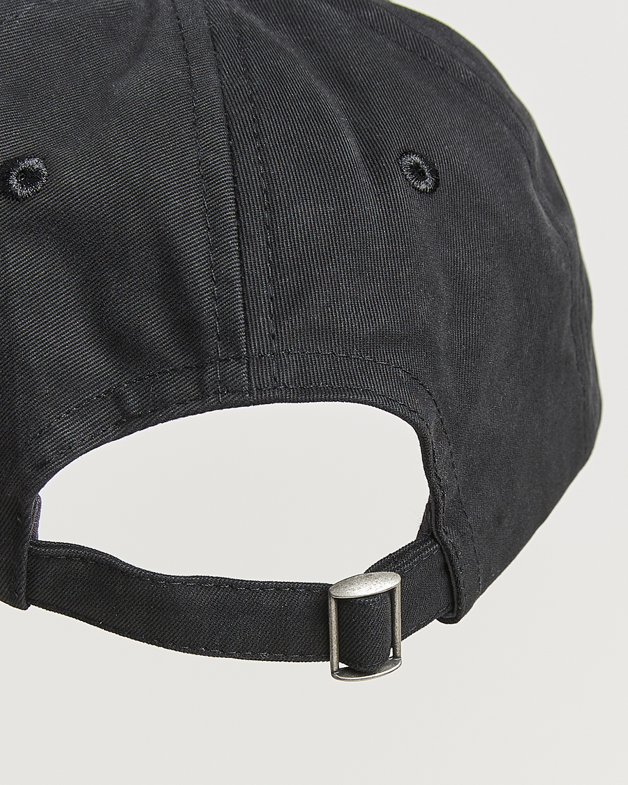 Heren | Hoeden en petten | Drake's | Flower Embroidered Cap Black