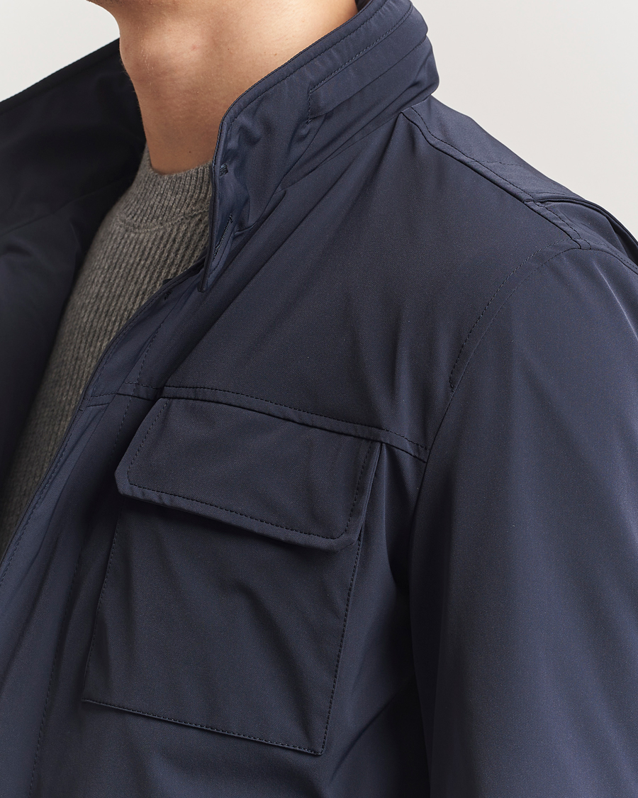 Heren | Jassen | Herno | Soft Nylon Field Jacket Navy