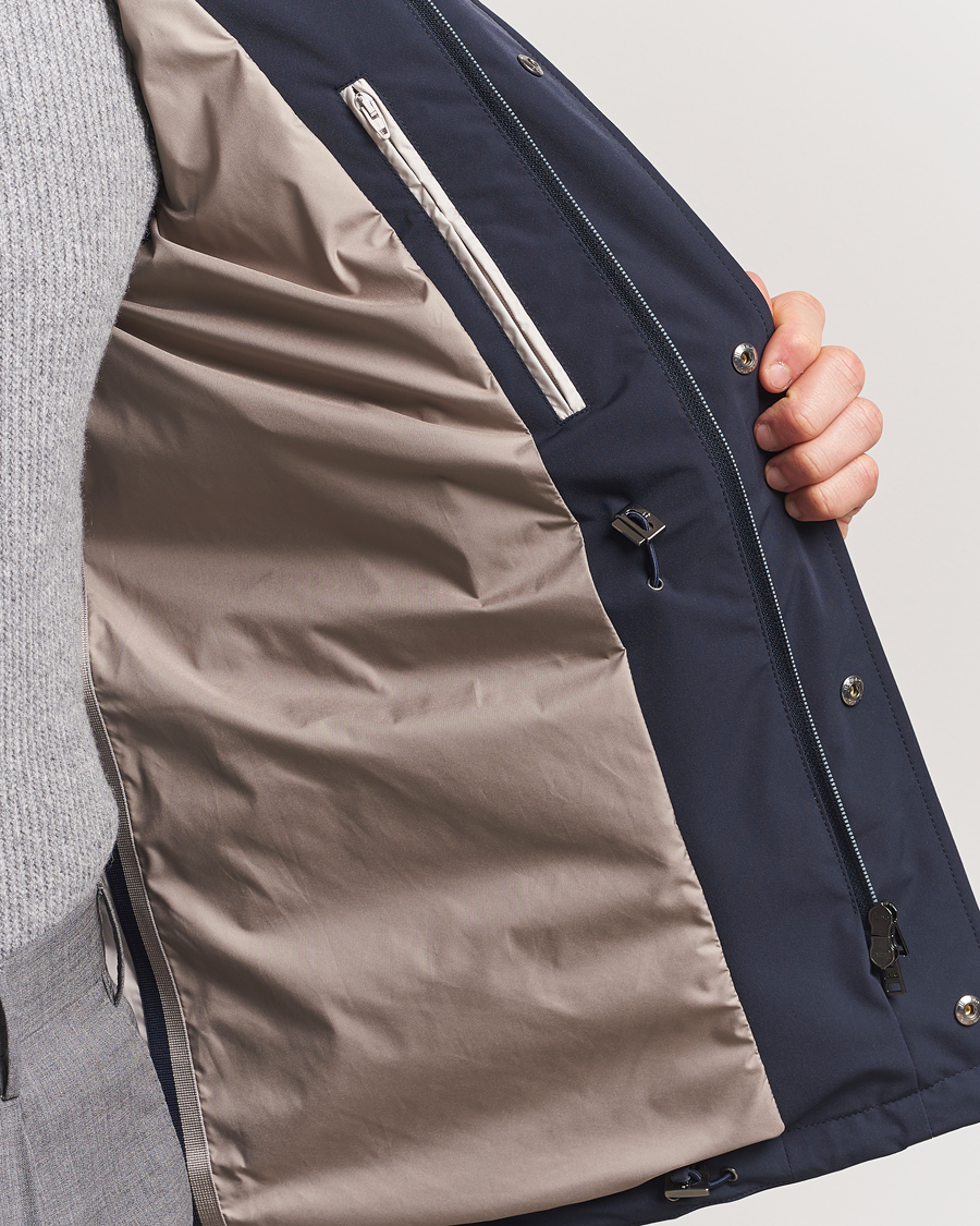 Heren | Jassen | Herno | Soft Nylon Field Jacket Navy