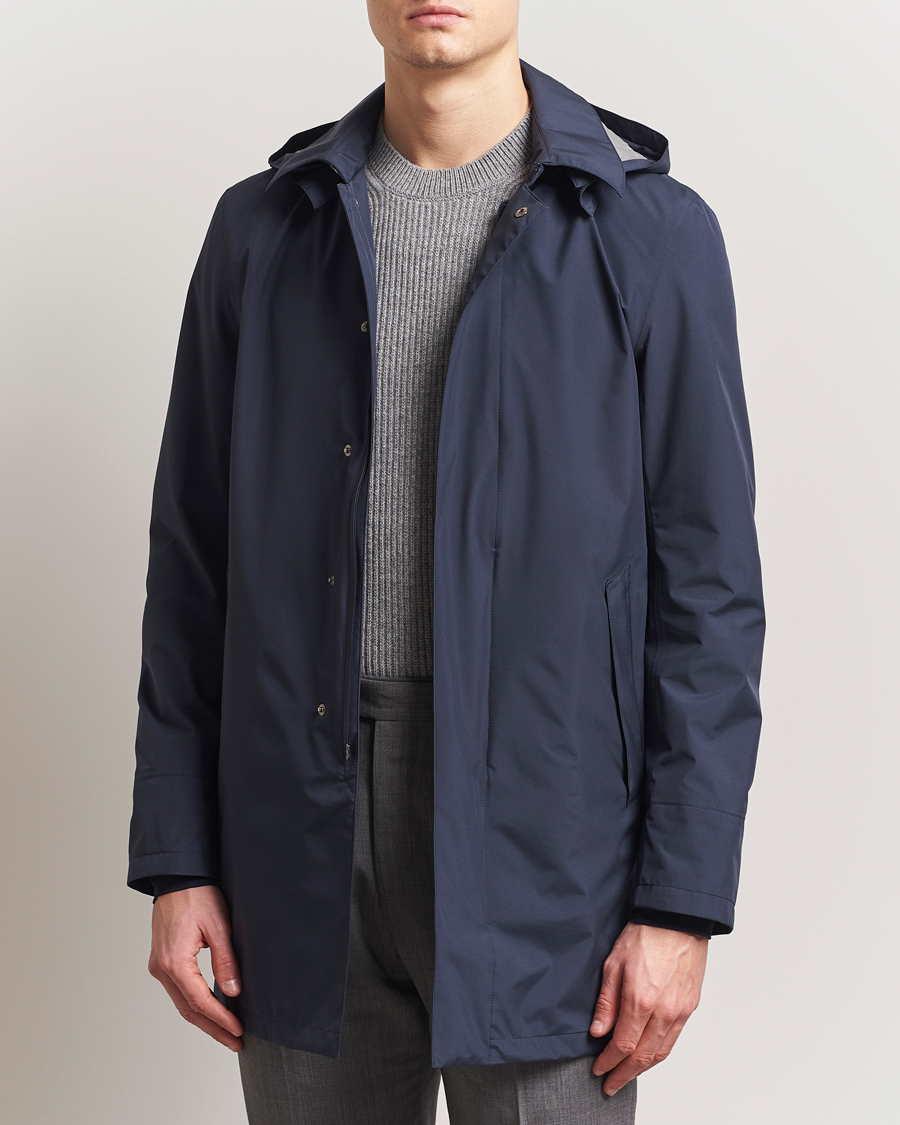 Heren | Jassen | Herno | Gore-Tex Coat Navy