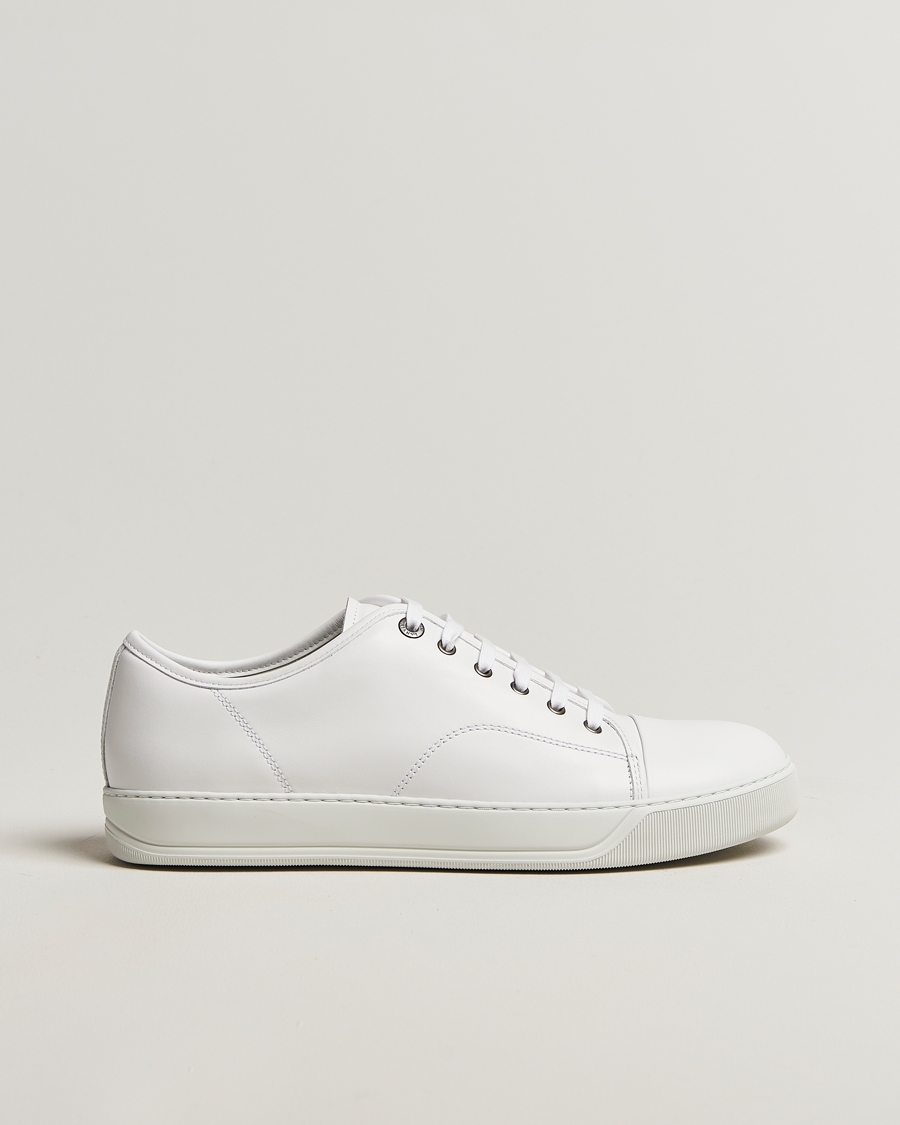 Heren | Sneakers | Lanvin | Nappa Cap Toe Sneaker White