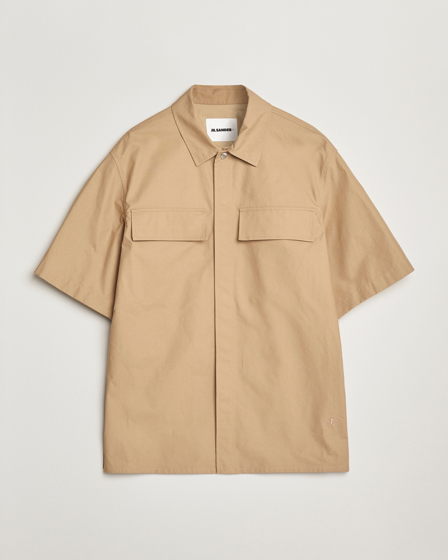 Heren | Overhemden | Jil Sander | Short Sleeve Pocket Shirt Khaki
