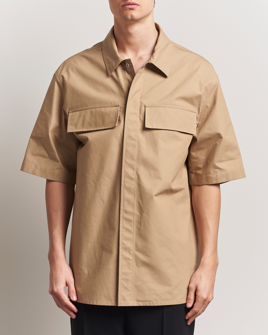 Heren | Overhemden | Jil Sander | Short Sleeve Pocket Shirt Khaki