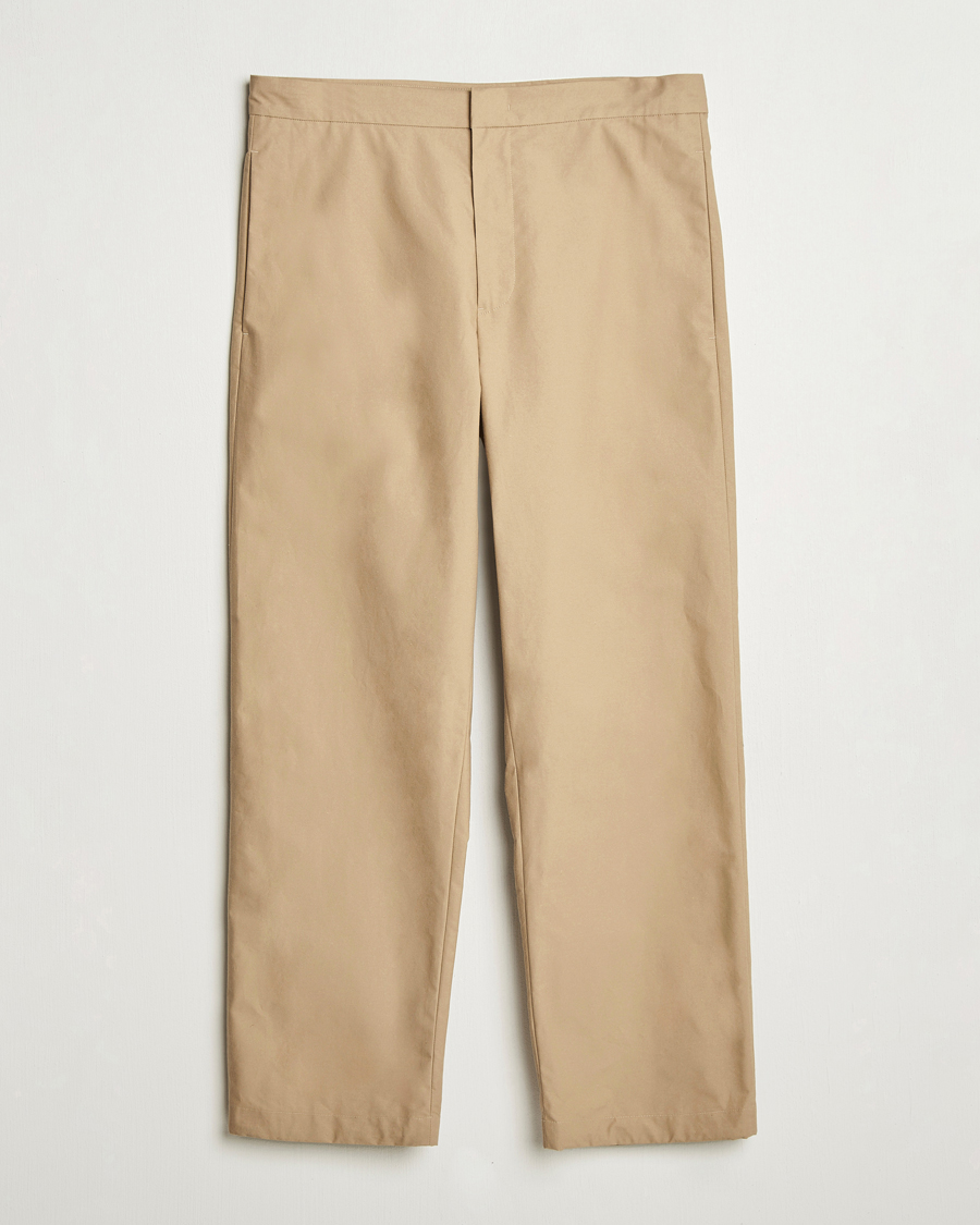 Heren | Broeken | Jil Sander | Organic Cotton Trousers Khaki
