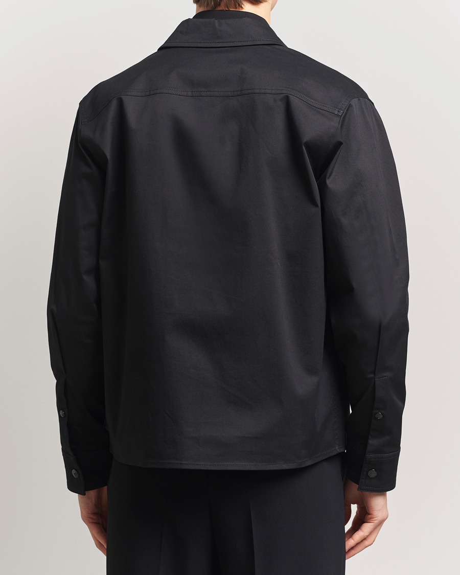 Heren | Overhemden | Moncler | Zip Overshirt Black