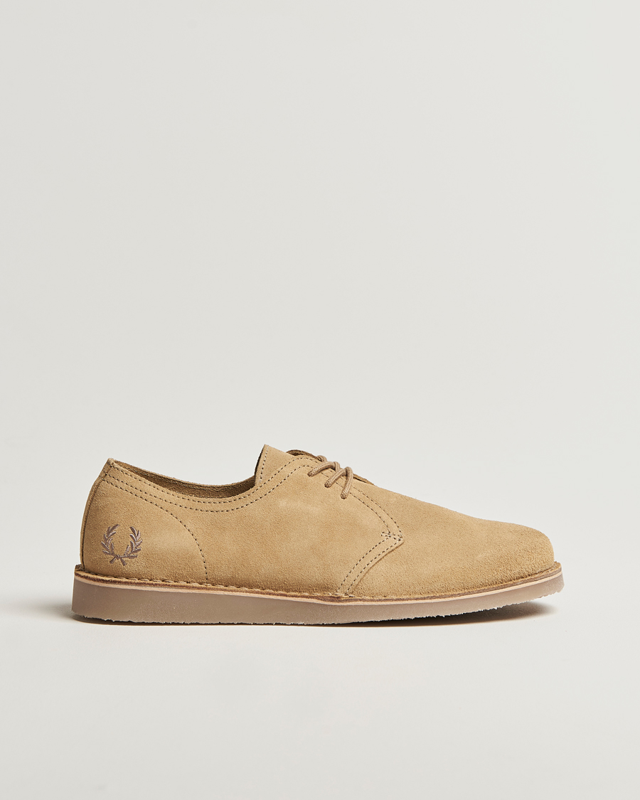 Heren | Derby schoenen | Fred Perry | Linden Suede Derby Warm Stone