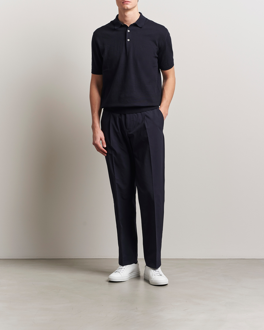 Heren | Broeken | J.Lindeberg | Jun Oxy Tech Stretch Pants Navy
