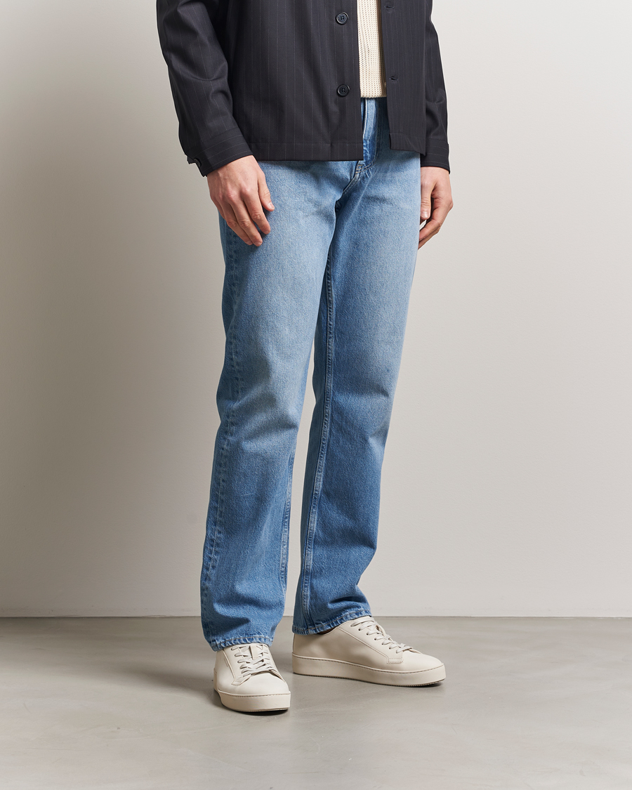 Heren | Jeans | J.Lindeberg | Cody Washed Reg Jeans Light Blue