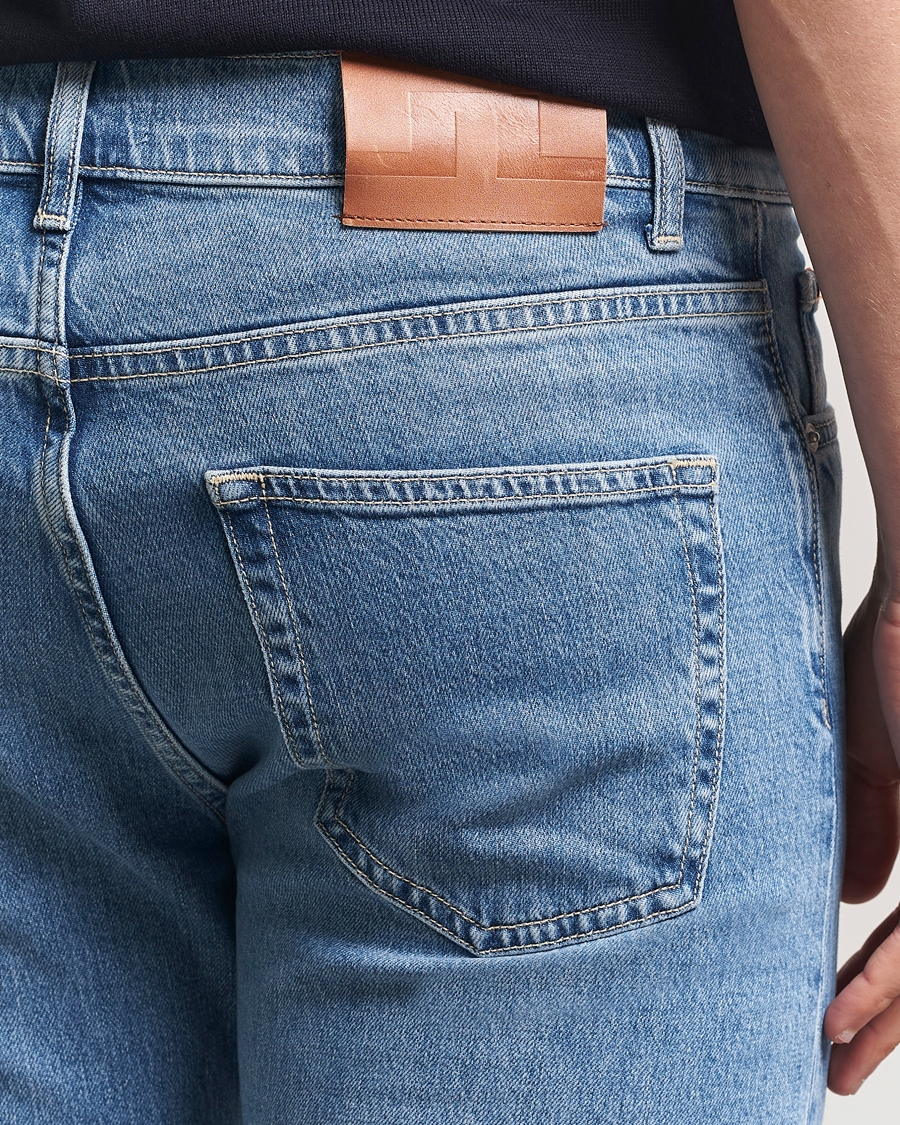 Heren | Jeans | J.Lindeberg | Jax Light Wash Slim Jeans Light Blue
