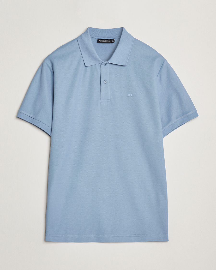 Heren | Polo's | J.Lindeberg | Rudy Polo Pique Rain Washed