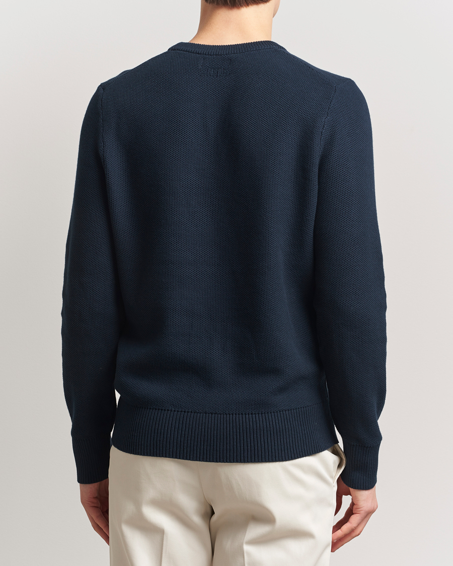 Heren | Truien | J.Lindeberg | Arthur Organic Cotton Knit Navy