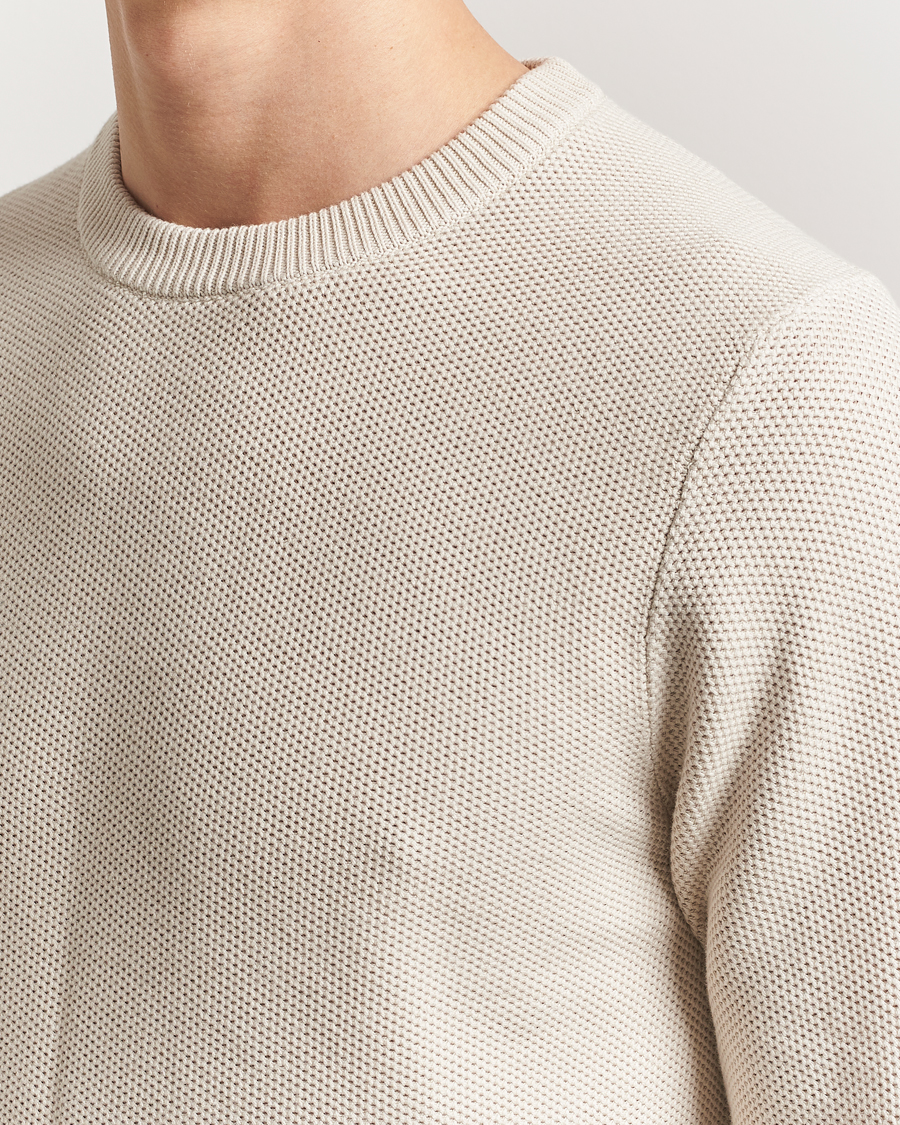 Heren | Truien | J.Lindeberg | Arthur Organic Cotton Knit Moonbeam
