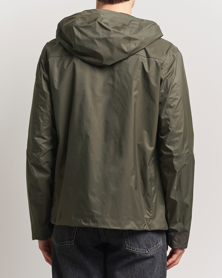 Heren | Jassen | Parajumpers | Aso Rain Hooded Jacket Dark Mud