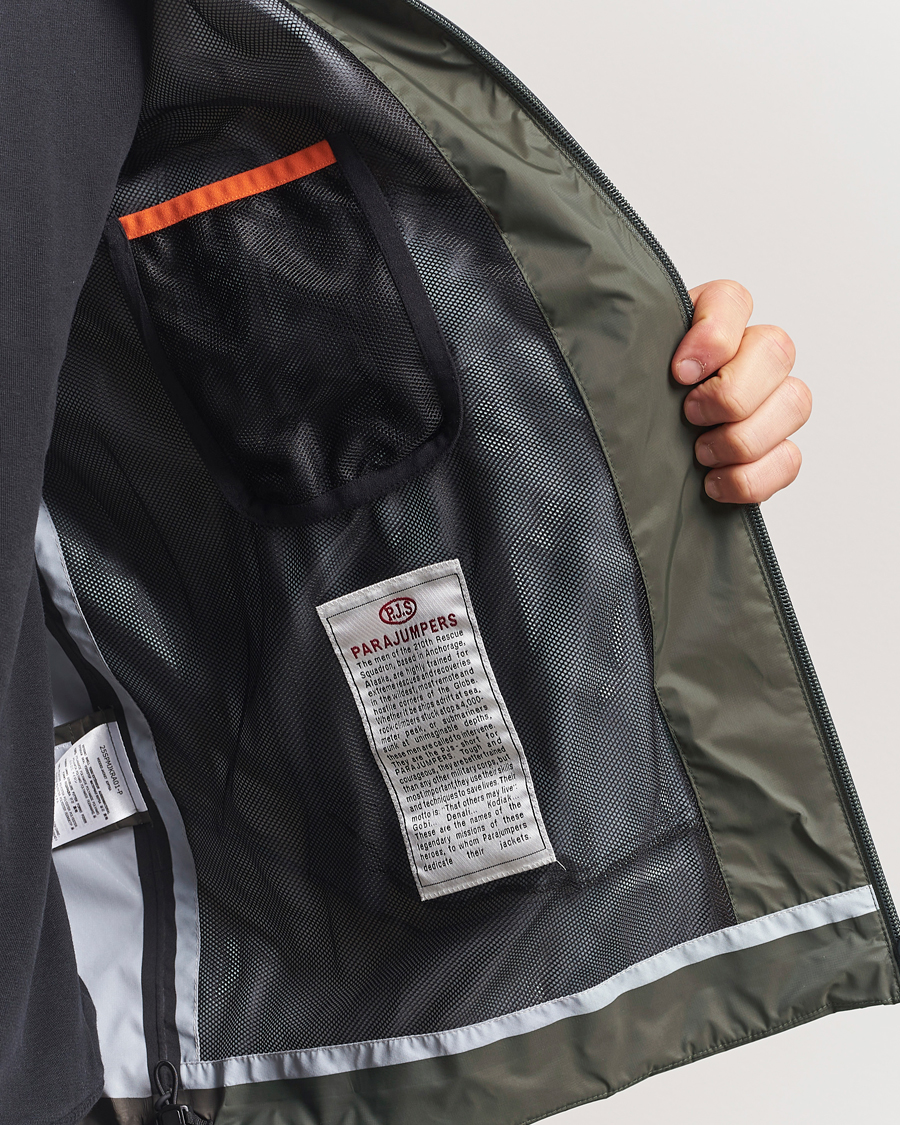 Heren | Jassen | Parajumpers | Aso Rain Hooded Jacket Dark Mud