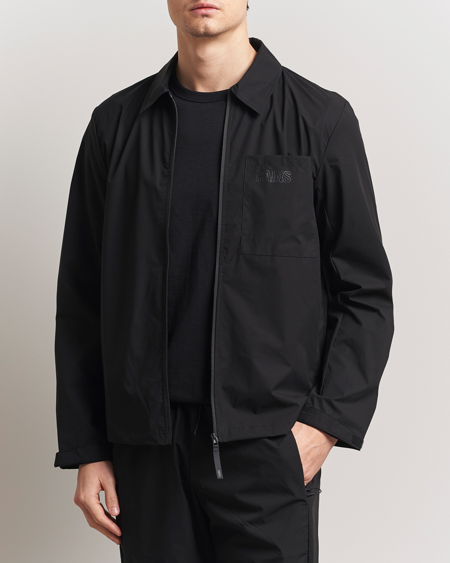 Heren | Overhemden | RAINS | Mito Lightweight Overshirt Black