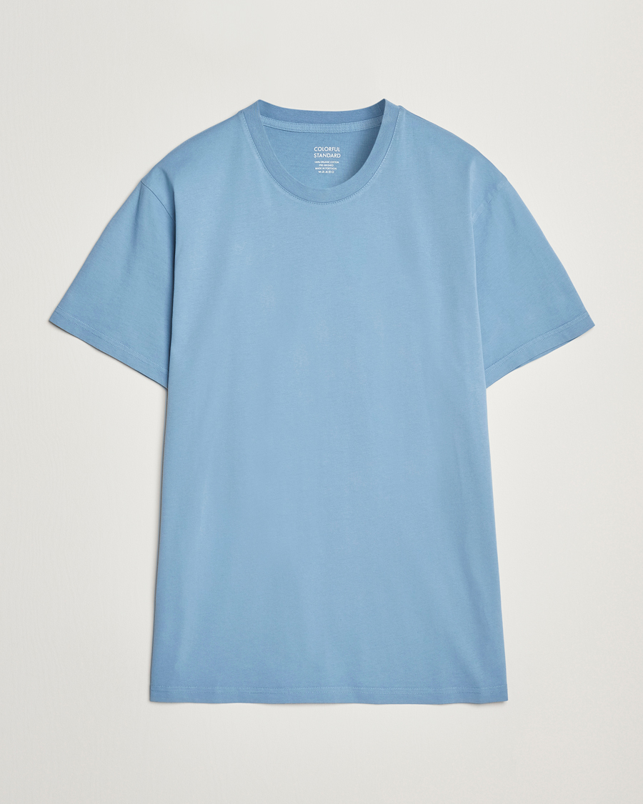 Heren | T-shirts | Colorful Standard | Classic Organic T-Shirt Seaside Blue