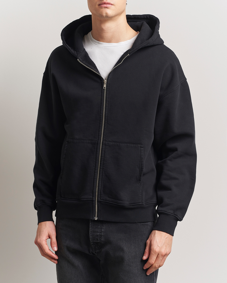 Heren | Truien | Colorful Standard | Classic Organic Full Zip Hoodie Deep Black