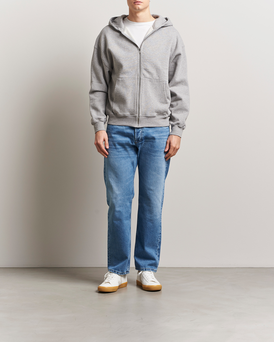 Heren | Truien | Colorful Standard | Classic Organic Full Zip Hoodie Heather Grey