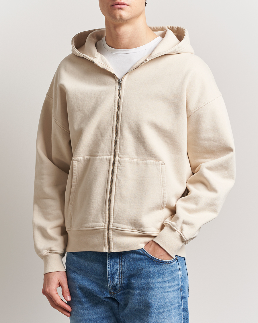 Heren | Truien | Colorful Standard | Organic Full Zip Hoodie Ivory White