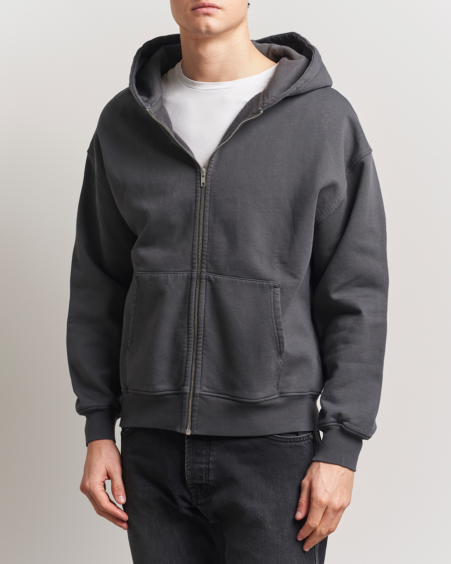 Heren | Truien | Colorful Standard | Classic Organic Full Zip Hoodie Lava Grey