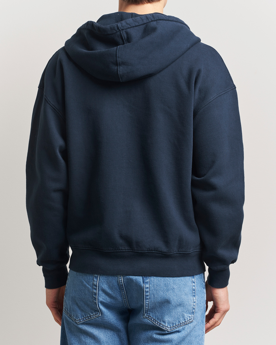 Heren | Truien | Colorful Standard | Classic Organic Full Zip Hoodie Navy Blue